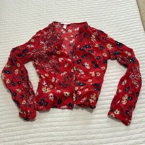 H&M floral cardigan